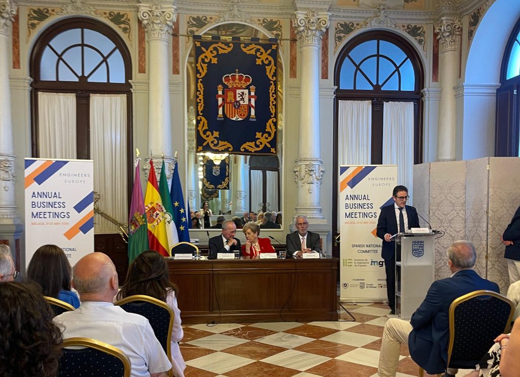 El presidente de INGITE y COGITI, José Antonio Galdón Ruiz, defendió en la Asamblea General de ENGINEERS EUROPE la necesidad de impulsar una ingeniería europea unida, competitiva y preparada para los desafíos tecnológicos, energéticos y sociales