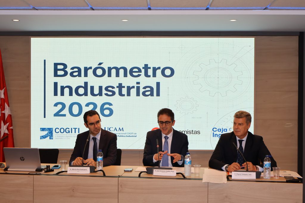 Presentado el IX Barómetro Industrial del COGITI-Cátedra Internacional COGITI de Ingeniería y Política Industrial (UCAM): La situación de la industria en España