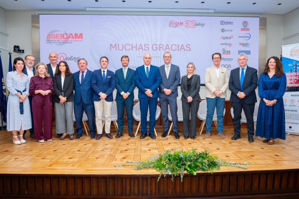 COGITI Madrid participa en el debate sobre los retos de la seguridad industrial en el 30º aniversario de ASEICAM